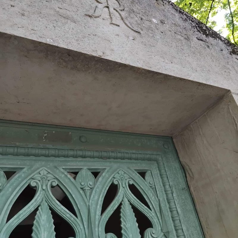 Baron James Rothschild, who died in 1842. The mausoleum is in a poor state at Père Lachaise Cemetery.