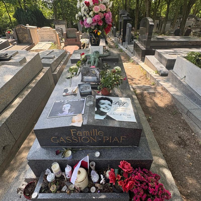 The grave of Edith Piaf