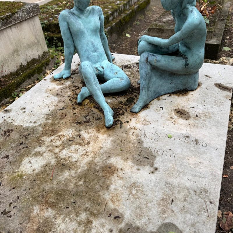 Père Lachaise Cemetery in Paris, France