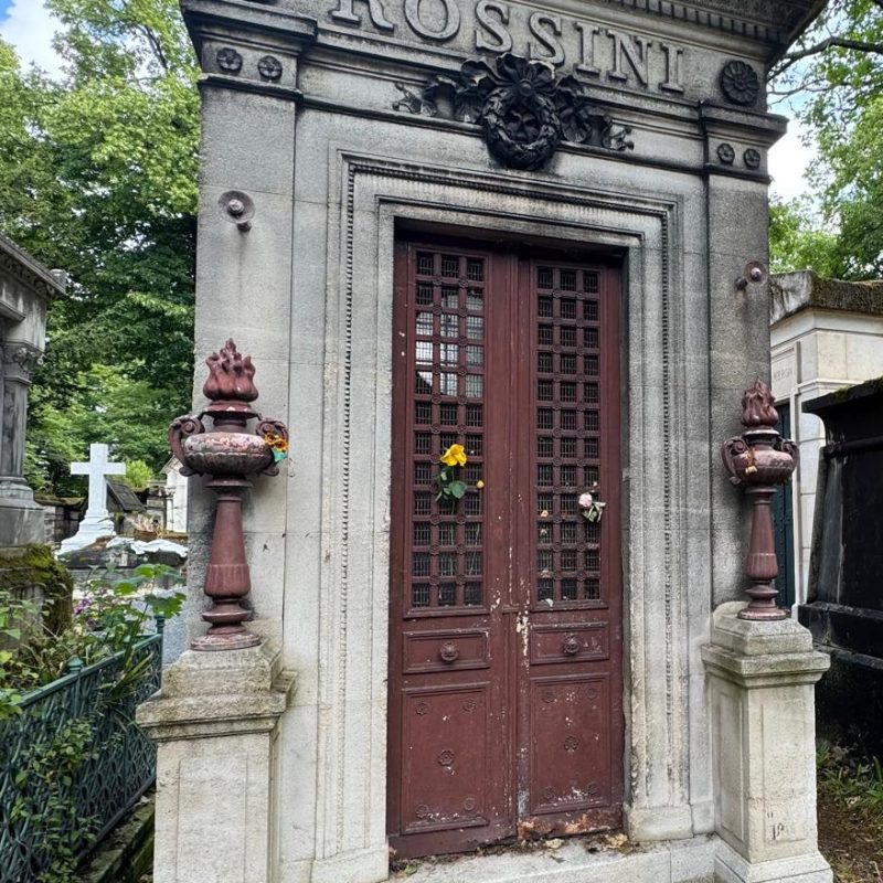 Père Lachaise Cemetery in Paris, France