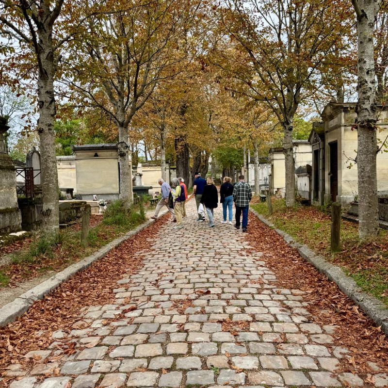 A stroll at Père Lachaise Cemetery in Paris.